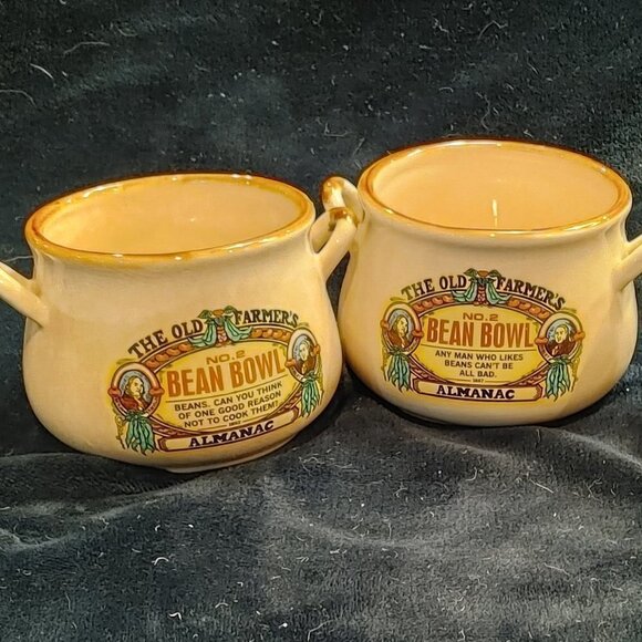 Set of 3 Vintage No 2 Bean Bowl Mini Pots Soup Bowls - Picture 3 of 8